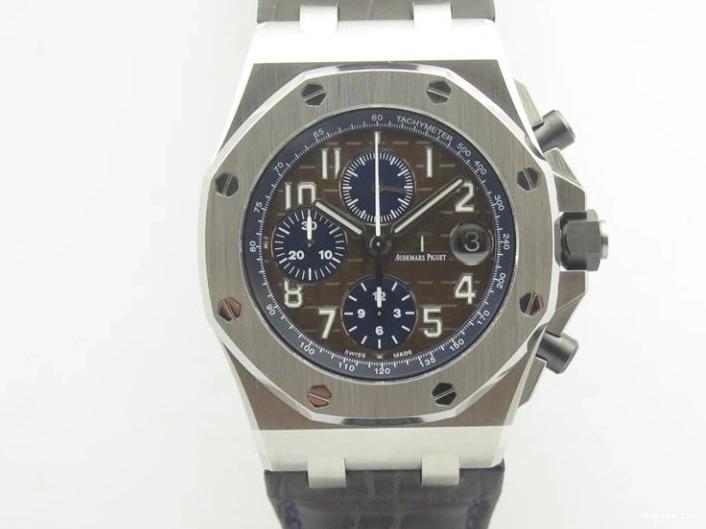 0207 Popular De Ville MK 1:1 Best Edition RG White Dial On Black Leather Asian Seagull T1701 (Sec@6) 8237